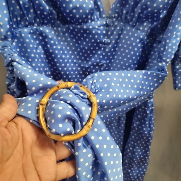 Song of Style x Revolve Clothing Dimitri Midi Dress size large - Picture 4 of 9